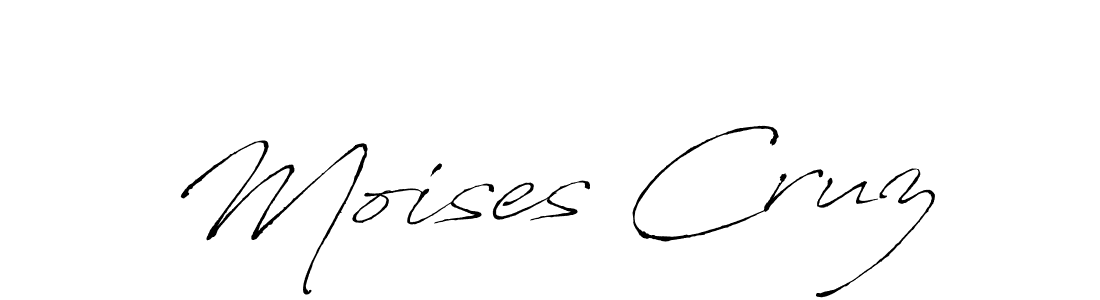 Moises Cruz stylish signature style. Best Handwritten Sign (Antro_Vectra) for my name. Handwritten Signature Collection Ideas for my name Moises Cruz. Moises Cruz signature style 6 images and pictures png