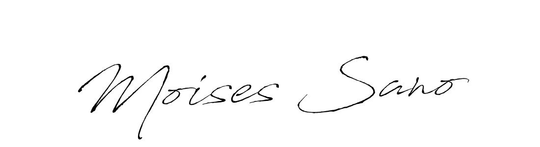 You should practise on your own different ways (Antro_Vectra) to write your name (Moises Sano) in signature. don't let someone else do it for you. Moises Sano signature style 6 images and pictures png