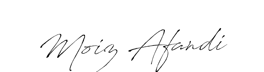 Design your own signature with our free online signature maker. With this signature software, you can create a handwritten (Antro_Vectra) signature for name Moiz Afandi. Moiz Afandi signature style 6 images and pictures png