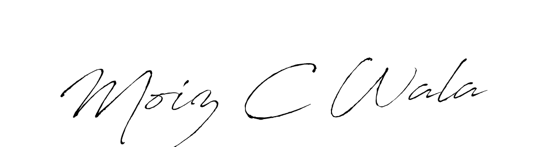You should practise on your own different ways (Antro_Vectra) to write your name (Moiz C Wala) in signature. don't let someone else do it for you. Moiz C Wala signature style 6 images and pictures png