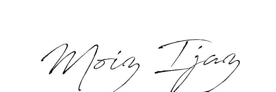 You should practise on your own different ways (Antro_Vectra) to write your name (Moiz Ijaz) in signature. don't let someone else do it for you. Moiz Ijaz signature style 6 images and pictures png
