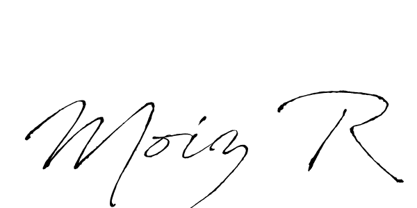 Make a beautiful signature design for name Moiz R. Use this online signature maker to create a handwritten signature for free. Moiz R signature style 6 images and pictures png