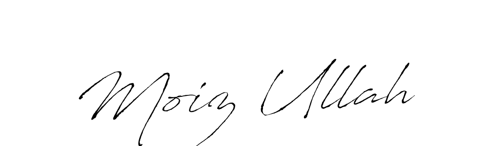 The best way (Antro_Vectra) to make a short signature is to pick only two or three words in your name. The name Moiz Ullah include a total of six letters. For converting this name. Moiz Ullah signature style 6 images and pictures png