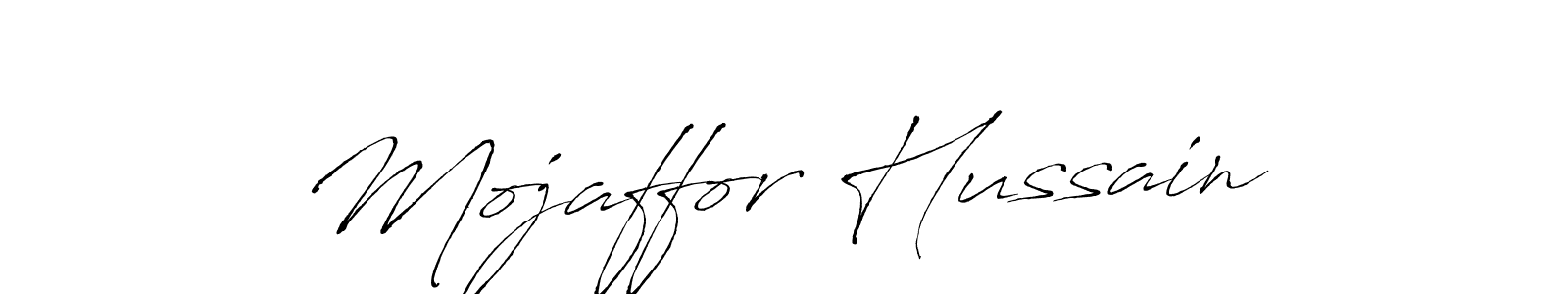 Create a beautiful signature design for name Mojaffor Hussain. With this signature (Antro_Vectra) fonts, you can make a handwritten signature for free. Mojaffor Hussain signature style 6 images and pictures png