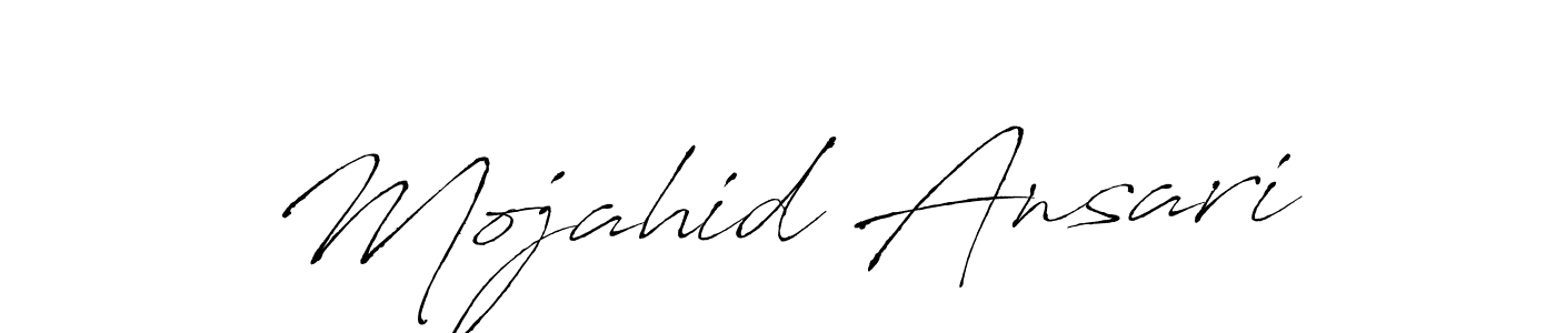Antro_Vectra is a professional signature style that is perfect for those who want to add a touch of class to their signature. It is also a great choice for those who want to make their signature more unique. Get Mojahid Ansari name to fancy signature for free. Mojahid Ansari signature style 6 images and pictures png