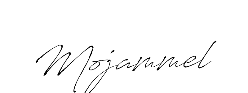 Use a signature maker to create a handwritten signature online. With this signature software, you can design (Antro_Vectra) your own signature for name Mojammel. Mojammel signature style 6 images and pictures png