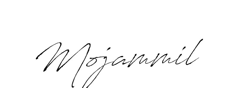 Design your own signature with our free online signature maker. With this signature software, you can create a handwritten (Antro_Vectra) signature for name Mojammil. Mojammil signature style 6 images and pictures png