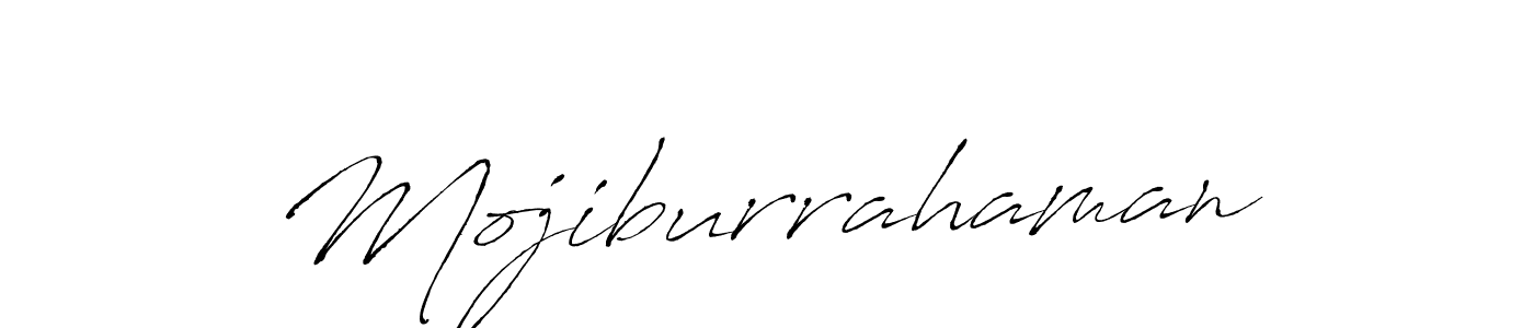 Mojiburrahaman stylish signature style. Best Handwritten Sign (Antro_Vectra) for my name. Handwritten Signature Collection Ideas for my name Mojiburrahaman. Mojiburrahaman signature style 6 images and pictures png