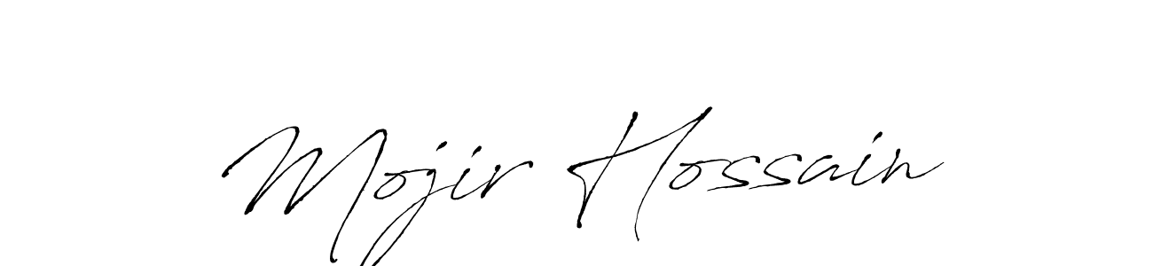 The best way (Antro_Vectra) to make a short signature is to pick only two or three words in your name. The name Mojir Hossain include a total of six letters. For converting this name. Mojir Hossain signature style 6 images and pictures png