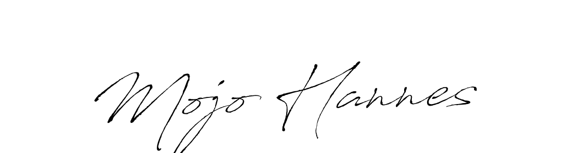 Design your own signature with our free online signature maker. With this signature software, you can create a handwritten (Antro_Vectra) signature for name Mojo Hannes. Mojo Hannes signature style 6 images and pictures png