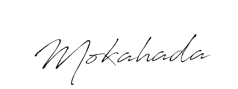 Make a beautiful signature design for name Mokahada. Use this online signature maker to create a handwritten signature for free. Mokahada signature style 6 images and pictures png