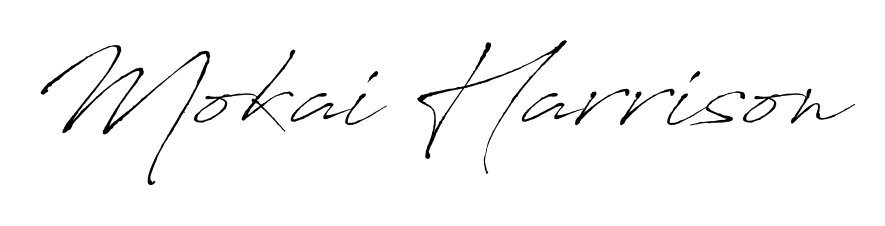 Create a personalized artistic stamp with Mokai Harrison in Antro_Vectra font. Perfect for visual artists, designers, and influencers. Mokai Harrison signature style 6 images and pictures png