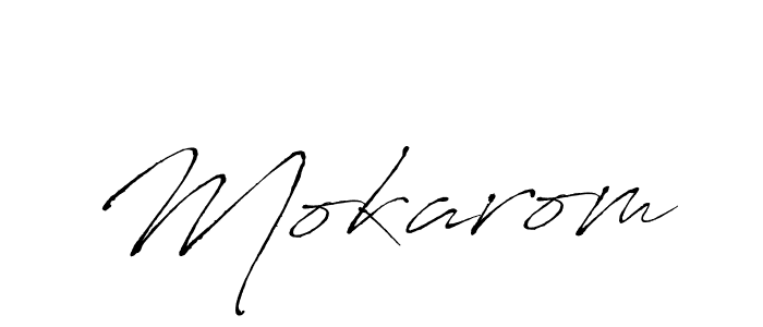 You should practise on your own different ways (Antro_Vectra) to write your name (Mokarom) in signature. don't let someone else do it for you. Mokarom signature style 6 images and pictures png