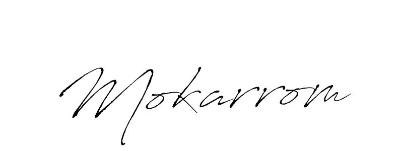 It looks lik you need a new signature style for name Mokarrom. Design unique handwritten (Antro_Vectra) signature with our free signature maker in just a few clicks. Mokarrom signature style 6 images and pictures png