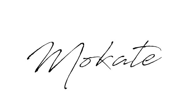 How to make Mokate signature? Antro_Vectra is a professional autograph style. Create handwritten signature for Mokate name. Mokate signature style 6 images and pictures png