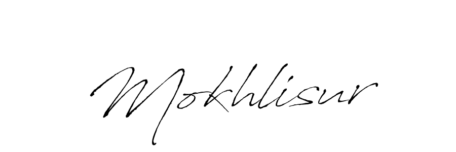 Design your own signature with our free online signature maker. With this signature software, you can create a handwritten (Antro_Vectra) signature for name Mokhlisur. Mokhlisur signature style 6 images and pictures png