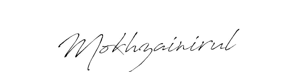 You should practise on your own different ways (Antro_Vectra) to write your name (Mokhzainirul) in signature. don't let someone else do it for you. Mokhzainirul signature style 6 images and pictures png