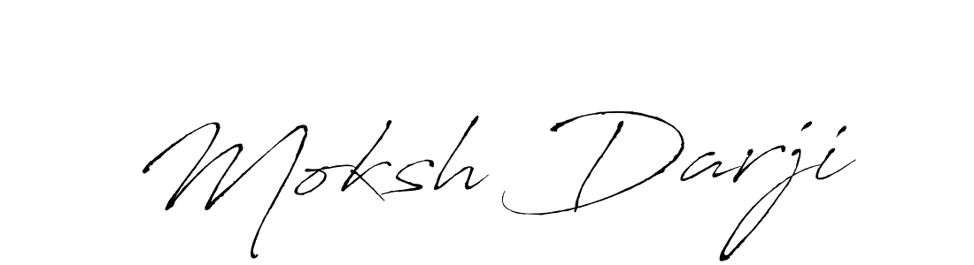 Design your own signature with our free online signature maker. With this signature software, you can create a handwritten (Antro_Vectra) signature for name Moksh Darji. Moksh Darji signature style 6 images and pictures png