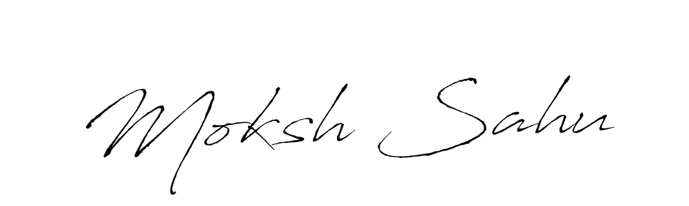 It looks lik you need a new signature style for name Moksh Sahu. Design unique handwritten (Antro_Vectra) signature with our free signature maker in just a few clicks. Moksh Sahu signature style 6 images and pictures png