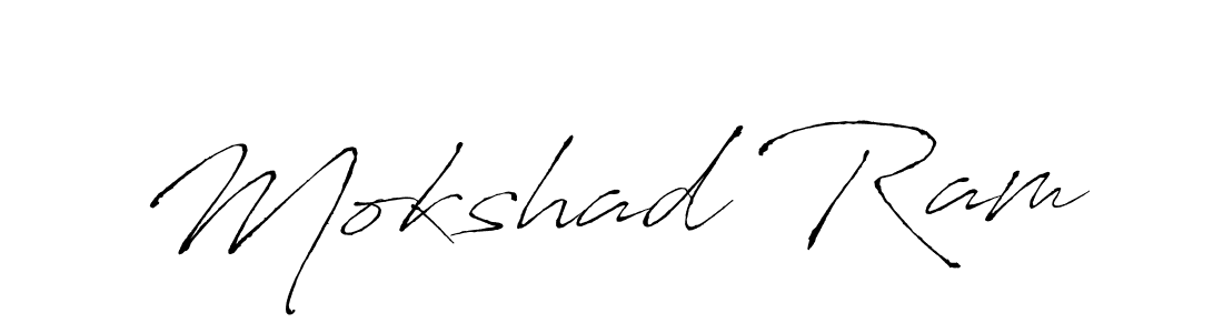 Also we have Mokshad Ram name is the best signature style. Create professional handwritten signature collection using Antro_Vectra autograph style. Mokshad Ram signature style 6 images and pictures png