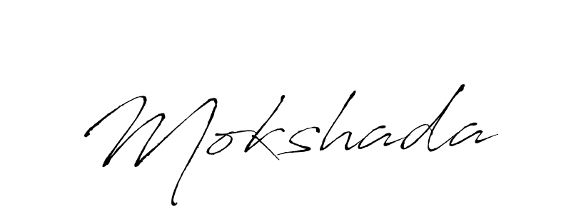 Antro_Vectra is a professional signature style that is perfect for those who want to add a touch of class to their signature. It is also a great choice for those who want to make their signature more unique. Get Mokshada name to fancy signature for free. Mokshada signature style 6 images and pictures png