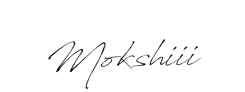 You should practise on your own different ways (Antro_Vectra) to write your name (Mokshiii) in signature. don't let someone else do it for you. Mokshiii signature style 6 images and pictures png