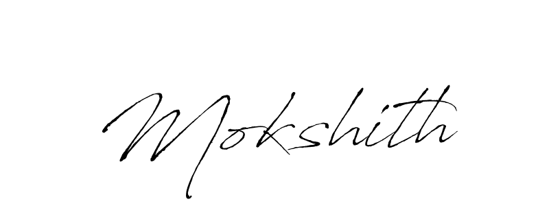 Also we have Mokshith name is the best signature style. Create professional handwritten signature collection using Antro_Vectra autograph style. Mokshith signature style 6 images and pictures png