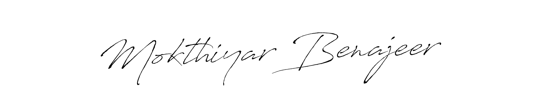 This is the best signature style for the Mokthiyar Benajeer name. Also you like these signature font (Antro_Vectra). Mix name signature. Mokthiyar Benajeer signature style 6 images and pictures png