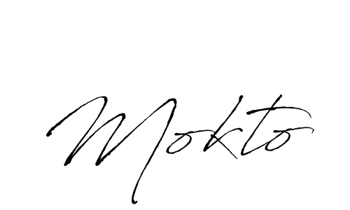 Also we have Mokto name is the best signature style. Create professional handwritten signature collection using Antro_Vectra autograph style. Mokto signature style 6 images and pictures png