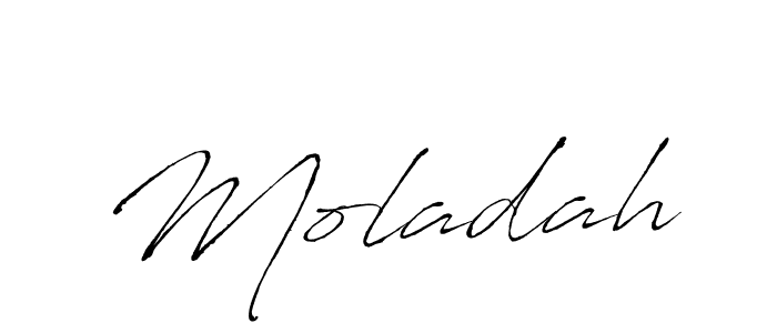 Use a signature maker to create a handwritten signature online. With this signature software, you can design (Antro_Vectra) your own signature for name Moladah. Moladah signature style 6 images and pictures png
