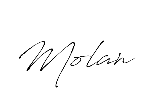 How to make Molan signature? Antro_Vectra is a professional autograph style. Create handwritten signature for Molan name. Molan signature style 6 images and pictures png