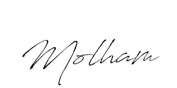 How to make Molham signature? Antro_Vectra is a professional autograph style. Create handwritten signature for Molham name. Molham signature style 6 images and pictures png