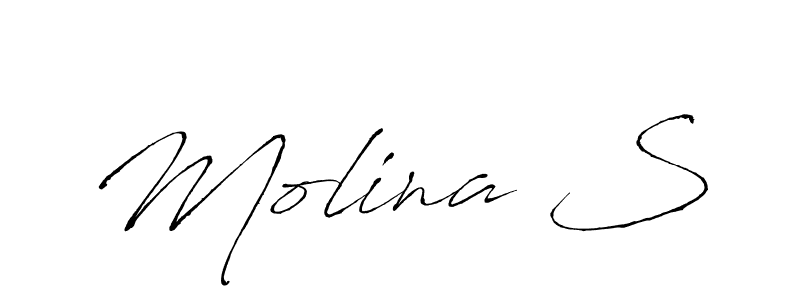 Also we have Molina S name is the best signature style. Create professional handwritten signature collection using Antro_Vectra autograph style. Molina S signature style 6 images and pictures png