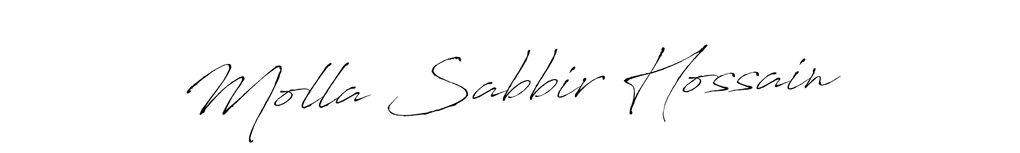 Make a beautiful signature design for name Molla Sabbir Hossain. Use this online signature maker to create a handwritten signature for free. Molla Sabbir Hossain signature style 6 images and pictures png