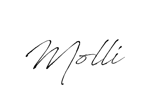 Use a signature maker to create a handwritten signature online. With this signature software, you can design (Antro_Vectra) your own signature for name Molli. Molli signature style 6 images and pictures png