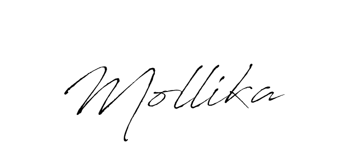 How to make Mollika signature? Antro_Vectra is a professional autograph style. Create handwritten signature for Mollika name. Mollika signature style 6 images and pictures png