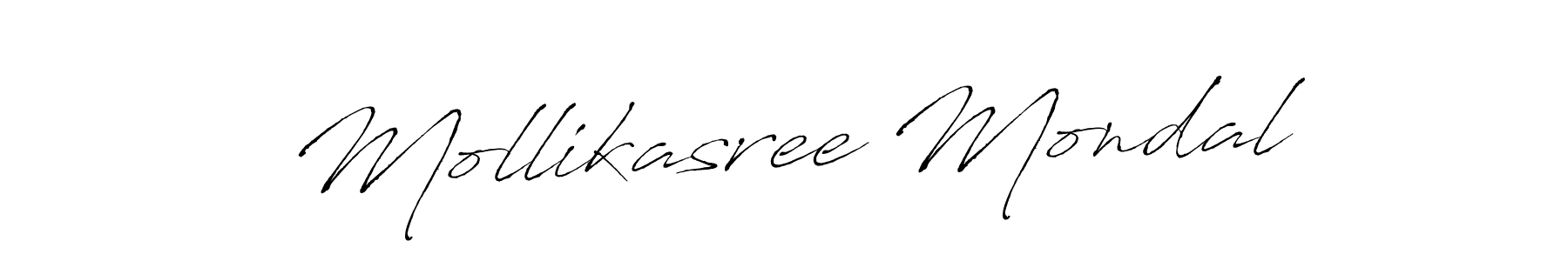 Antro_Vectra is a professional signature style that is perfect for those who want to add a touch of class to their signature. It is also a great choice for those who want to make their signature more unique. Get Mollikasree Mondal name to fancy signature for free. Mollikasree Mondal signature style 6 images and pictures png