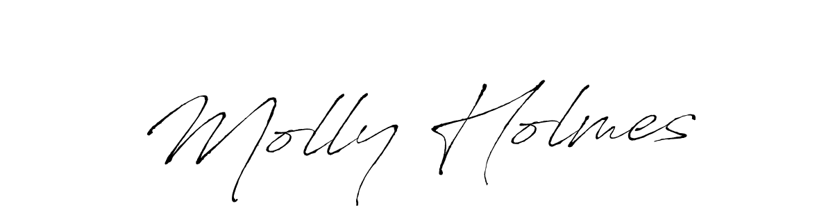The best way (Antro_Vectra) to make a short signature is to pick only two or three words in your name. The name Molly Holmes include a total of six letters. For converting this name. Molly Holmes signature style 6 images and pictures png