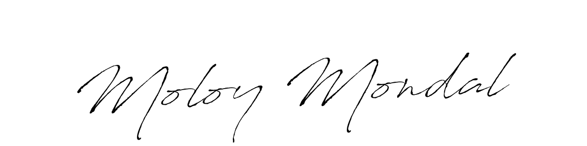 Also we have Moloy Mondal name is the best signature style. Create professional handwritten signature collection using Antro_Vectra autograph style. Moloy Mondal signature style 6 images and pictures png