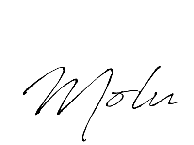 Also You can easily find your signature by using the search form. We will create Molu name handwritten signature images for you free of cost using Antro_Vectra sign style. Molu signature style 6 images and pictures png