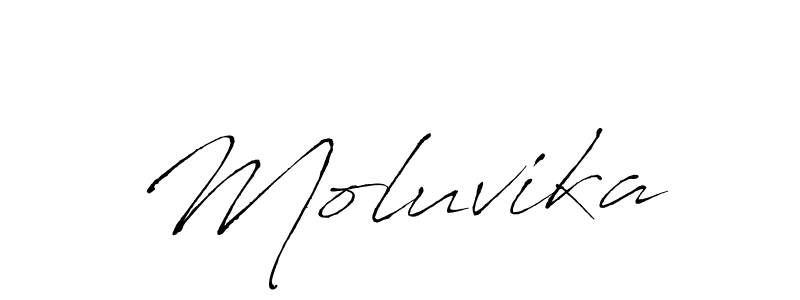 How to make Moluvika signature? Antro_Vectra is a professional autograph style. Create handwritten signature for Moluvika name. Moluvika signature style 6 images and pictures png