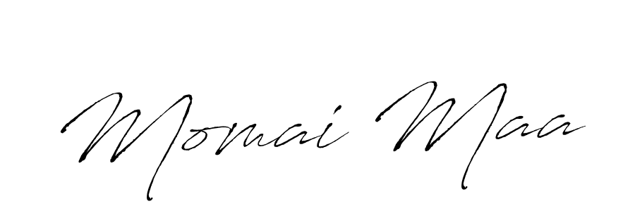 How to make Momai Maa name signature. Use Antro_Vectra style for creating short signs online. This is the latest handwritten sign. Momai Maa signature style 6 images and pictures png