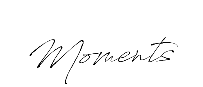 How to make Moments name signature. Use Antro_Vectra style for creating short signs online. This is the latest handwritten sign. Moments signature style 6 images and pictures png
