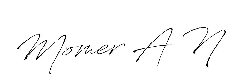 You should practise on your own different ways (Antro_Vectra) to write your name (Momer A N) in signature. don't let someone else do it for you. Momer A N signature style 6 images and pictures png