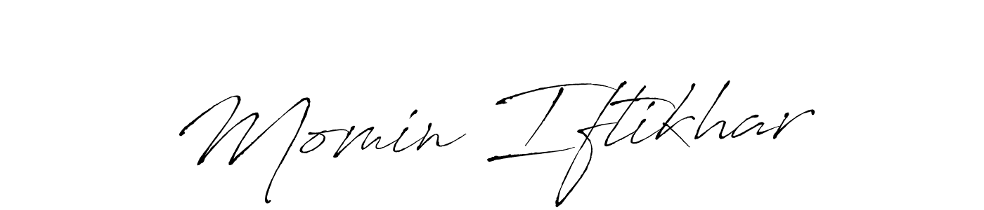 Also we have Momin Iftikhar name is the best signature style. Create professional handwritten signature collection using Antro_Vectra autograph style. Momin Iftikhar signature style 6 images and pictures png