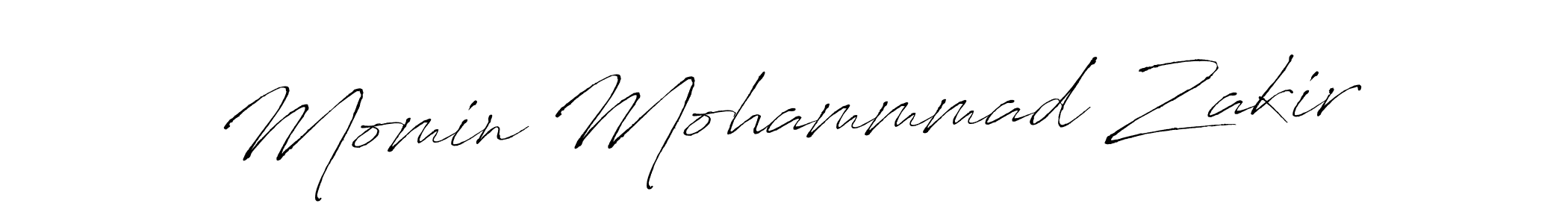 Antro_Vectra is a professional signature style that is perfect for those who want to add a touch of class to their signature. It is also a great choice for those who want to make their signature more unique. Get Momin Mohammmad Zakir name to fancy signature for free. Momin Mohammmad Zakir signature style 6 images and pictures png