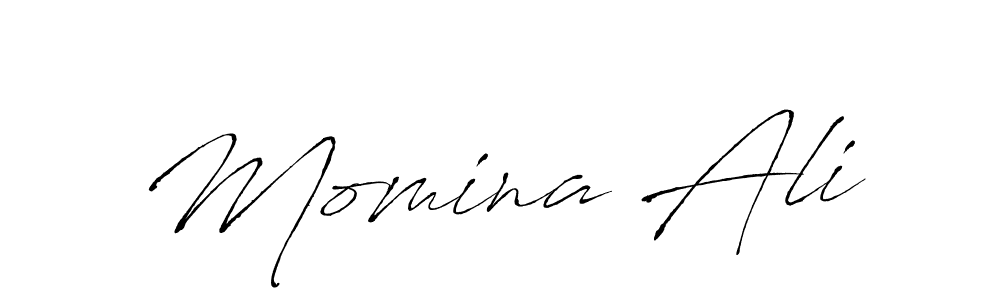 Similarly Antro_Vectra is the best handwritten signature design. Signature creator online .You can use it as an online autograph creator for name Momina Ali. Momina Ali signature style 6 images and pictures png