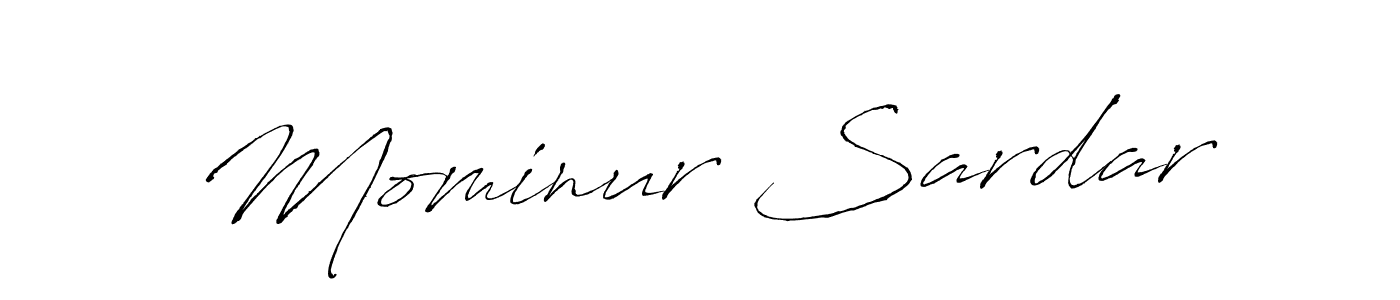 Mominur Sardar stylish signature style. Best Handwritten Sign (Antro_Vectra) for my name. Handwritten Signature Collection Ideas for my name Mominur Sardar. Mominur Sardar signature style 6 images and pictures png