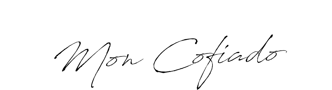 Use a signature maker to create a handwritten signature online. With this signature software, you can design (Antro_Vectra) your own signature for name Mon Cofiado. Mon Cofiado signature style 6 images and pictures png