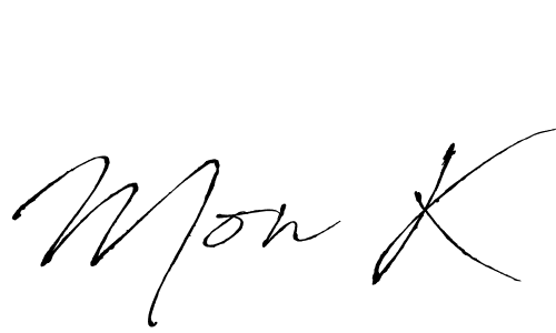 Also You can easily find your signature by using the search form. We will create Mon K name handwritten signature images for you free of cost using Antro_Vectra sign style. Mon K signature style 6 images and pictures png